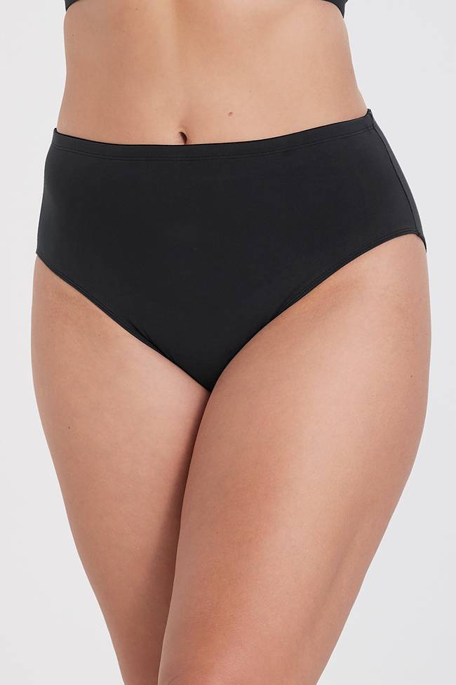 Lot de 4 Culotte midi ORGANIC COTTON noir