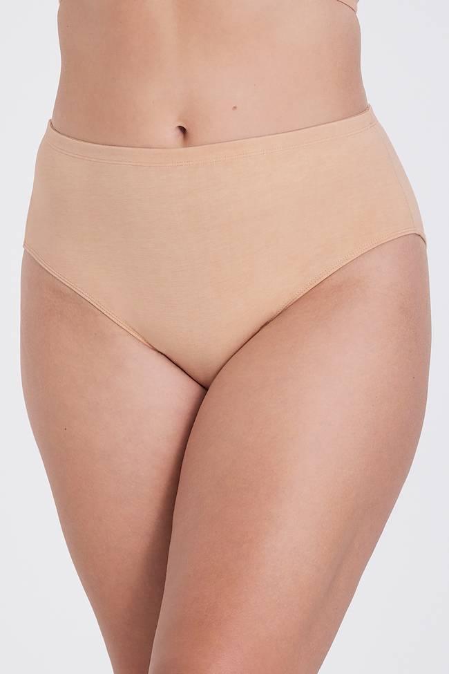 Lot de 4 Culotte midi ORGANIC COTTON beige