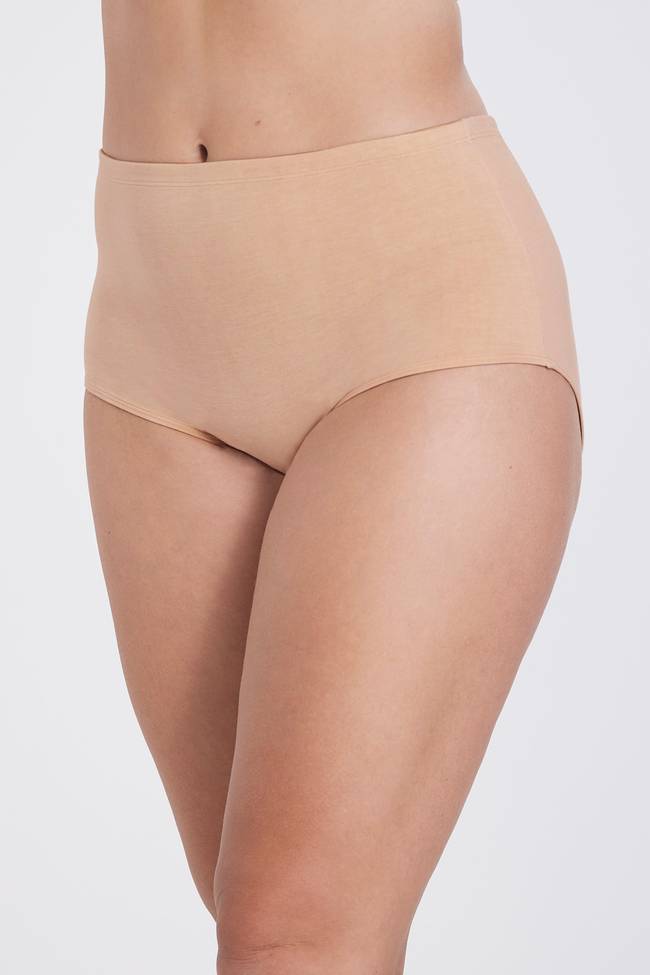 Lot de 4 Culotte maxi ORGANIC COTTON beige