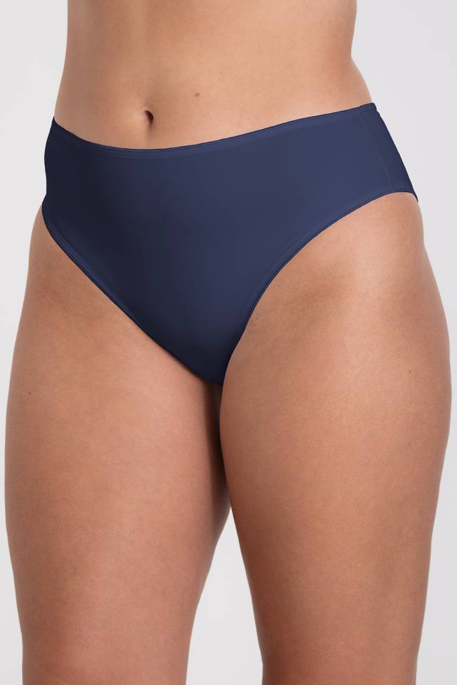 Lot de 4 Recycled Comfort culotte brésilienne Bleu Foncé