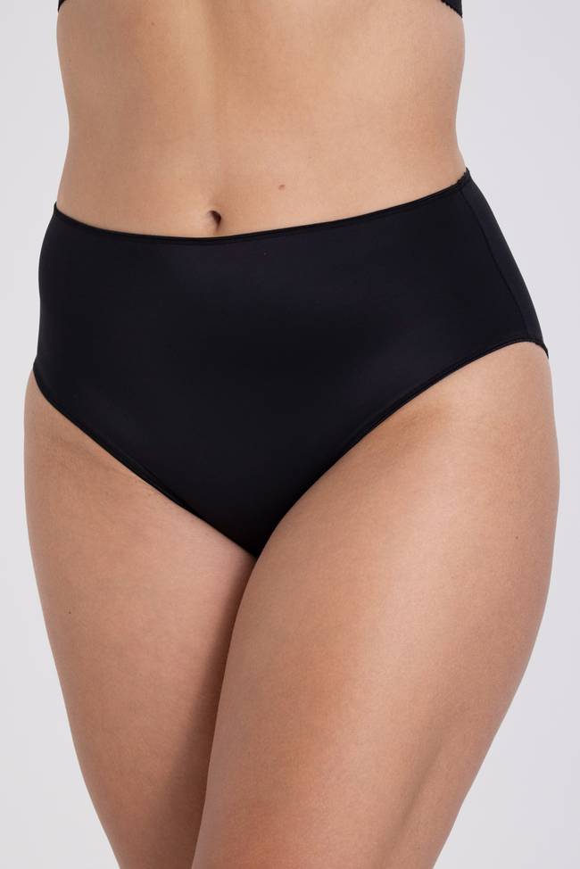 Lot de 4 Recycled Comfort midi culotte noir