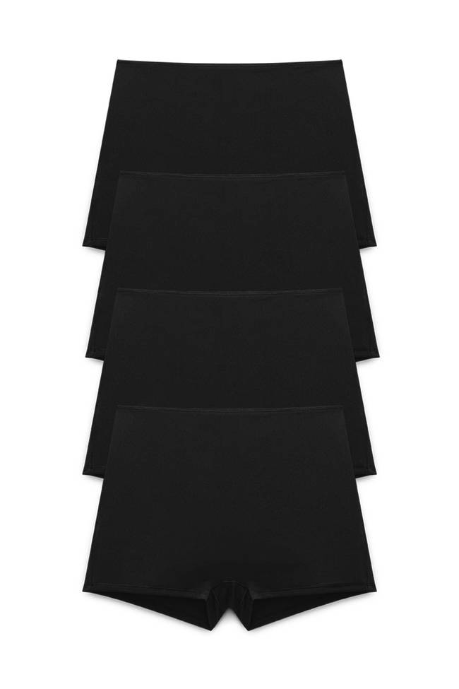 Lot de 4 Recycled Comfort shorty culotte