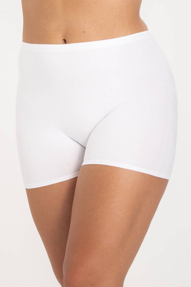 Lot de 4 Culotte shorty ORGANIC COTTON blanc