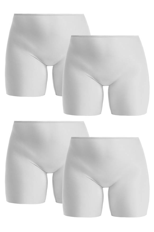 Lot de 4 Culotte à longues jambes COOL SENSATION blanc