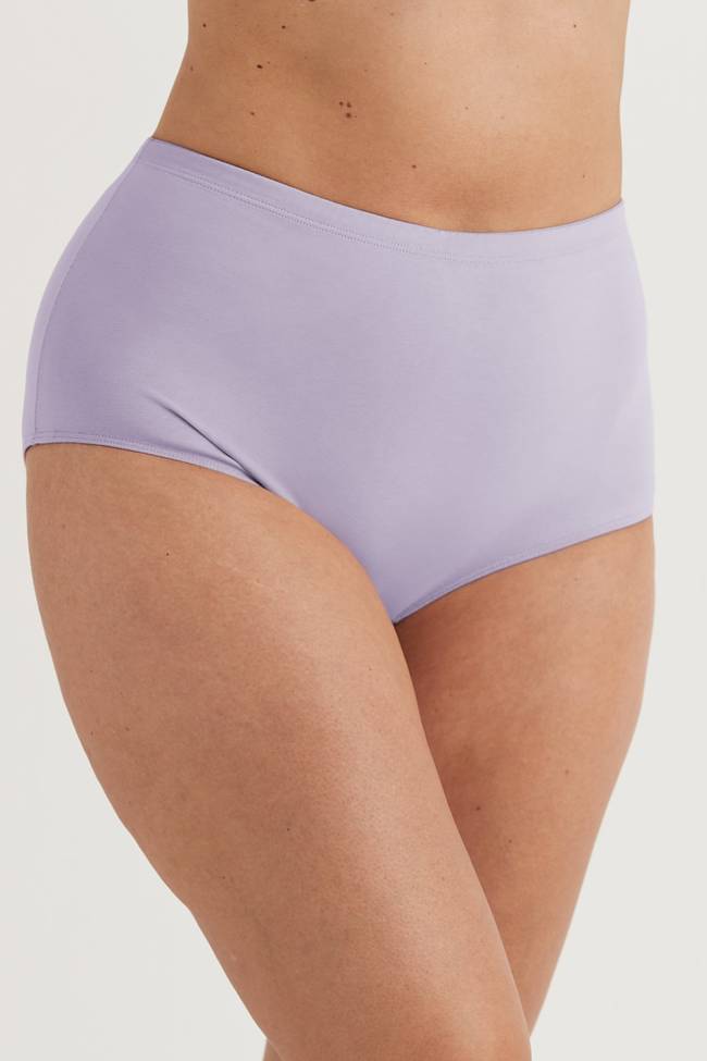 Lot de 4 Culotte maxi ORGANIC COTTON lavande