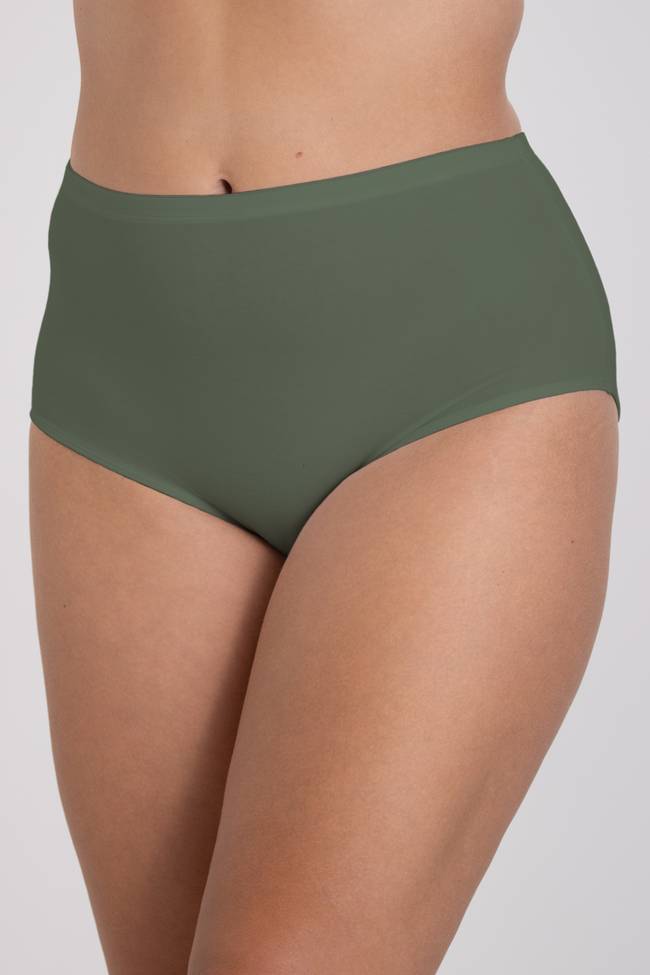Lot de 4 Culotte maxi ORGANIC COTTON vert