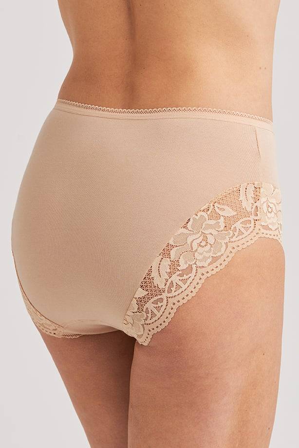 Culotte maxi Basic avec dentelle