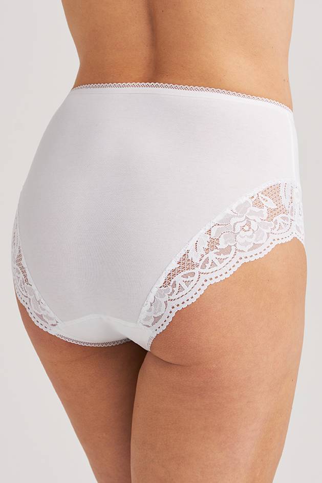 Culotte maxi Basic avec dentelle